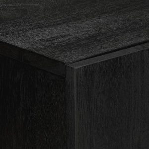 Credenza-Buffet-Armadio da cucina Nera 60x33x75 cm in Legno Multistrato 447604