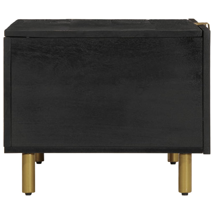 Tavolino da Salotto Nero 80x50x40 cm in Legno Multistrato 4017653