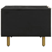 Tavolino da Salotto Nero 100x54x40 cm in Legno Multistrato 4017660
