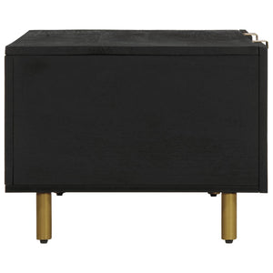 Tavolino da Salotto Nero 100x54x40 cm in Legno Multistrato 4017660