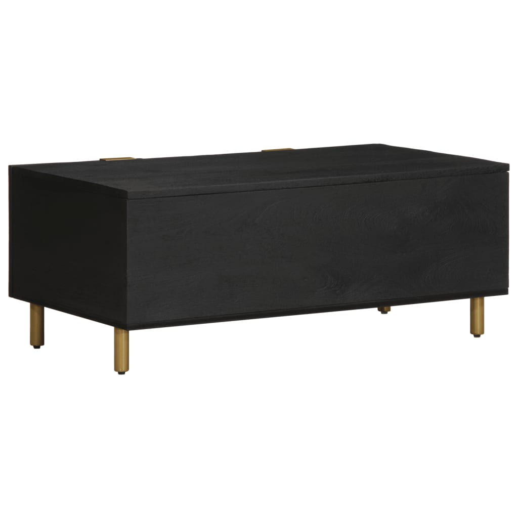 Tavolino da Salotto Nero 100x54x40 cm in Legno Multistrato 4017660