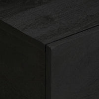 Tavolino da Salotto Nero 100x54x40 cm in Legno Multistrato 4017660