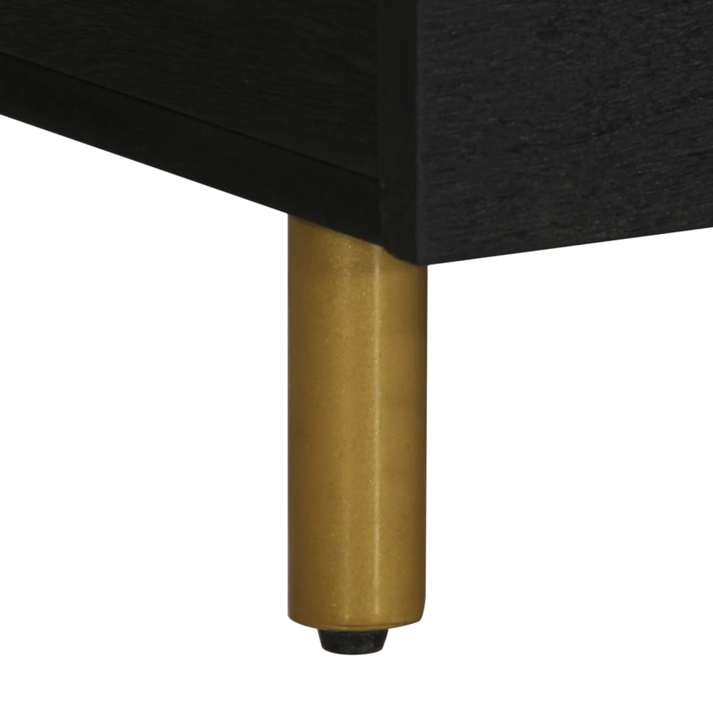 Tavolino da Salotto Nero 100x54x40 cm in Legno Multistrato 4017660