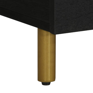 Tavolino da Salotto Nero 100x54x40 cm in Legno Multistrato 4017660
