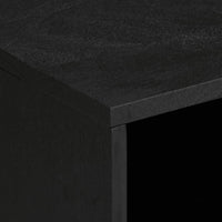 Mobile Porta TV-Mobile per TV-Credenza TV Nero 80x33x46 cm in Legno Multistrato 347156