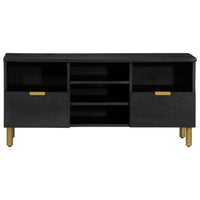 Mobile Porta TV-Mobile per TV-Credenza TV Nero 100x33x46 cm in Legno Multistrato 732048