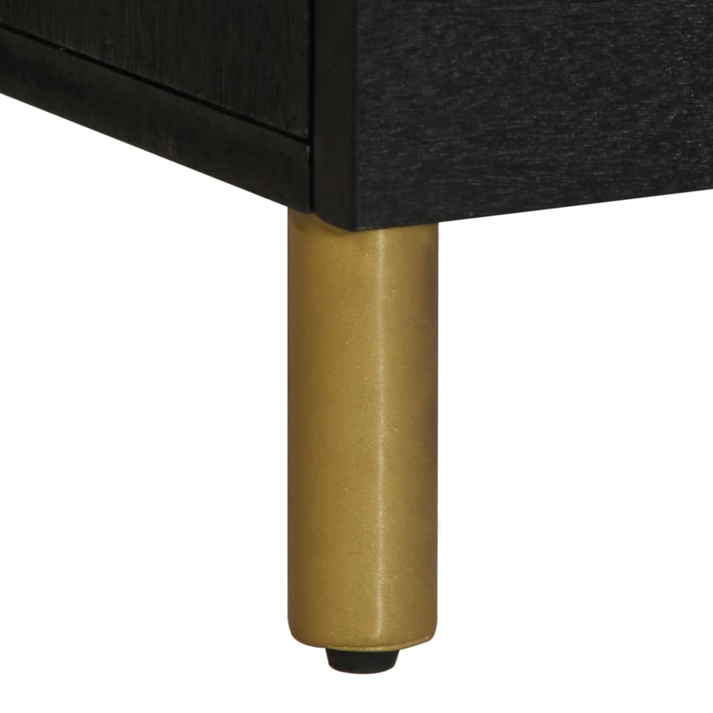 Mobile Porta TV-Mobile per TV-Credenza TV Nero 100x33x46 cm in Legno Multistrato 732048