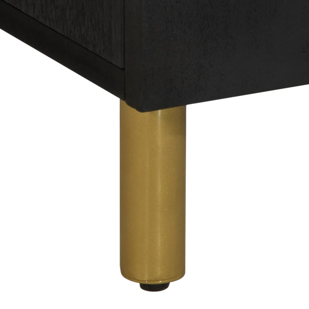 Mobile Lavabo da Bagno-Armadietto da bagno Nero 62x33x58 cm in Legno Multistrato