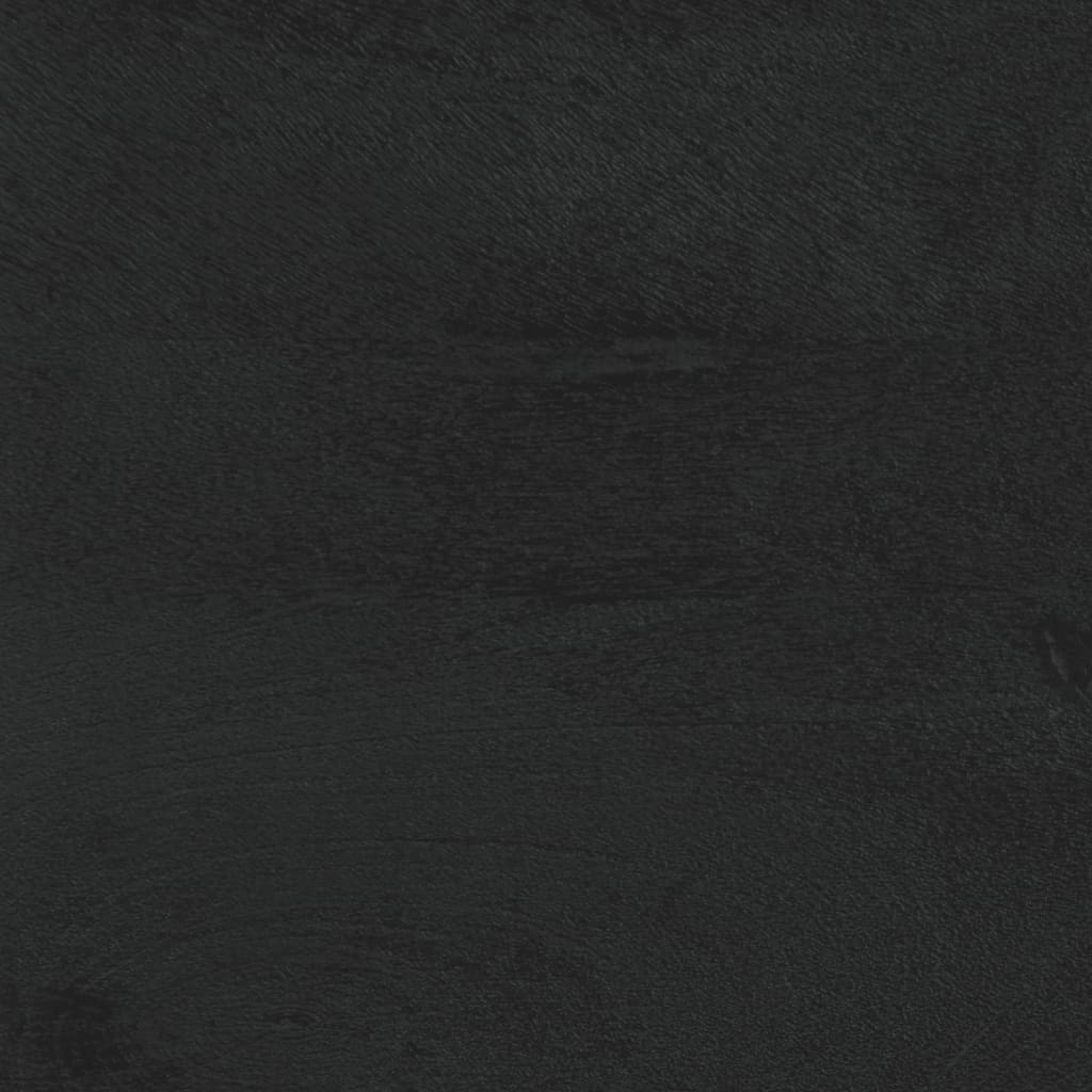 Mobile Lavabo da Bagno Nero 62x33x58 cm in Legno Multistrato