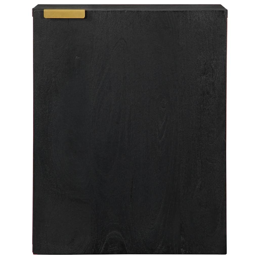 Mobile Pensile da Bagno Nero 38x33x48 cm in Legno Multistrato 4017668