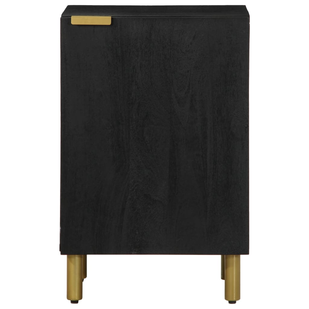 Mobile da Bagno Nero 38x33x58 cm in Legno Multistrato 4017669