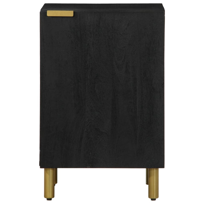 Mobile da Bagno Nero 38x33x58 cm in Legno Multistrato 4017669