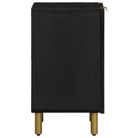 Mobile da Bagno Nero 38x33x58 cm in Legno Multistrato 4017669