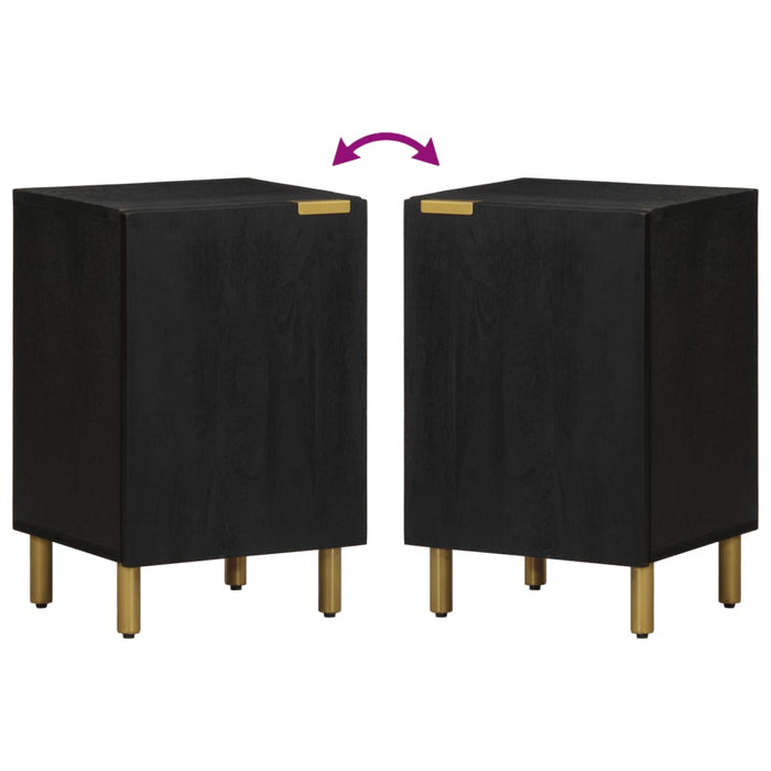 Mobile da Bagno Nero 38x33x58 cm in Legno Multistrato 4017669