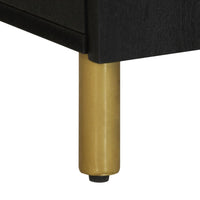 Mobile da Bagno Nero 38x33x58 cm in Legno Multistrato 4017669