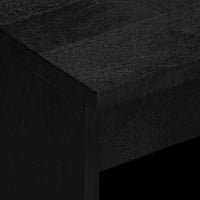 Credenza-Buffet-Armadio da cucina Nera 60x33x75 cm in Legno Multistrato 220243