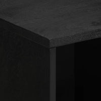 vidaXL Credenza Nera 80x33x75 cm in Legno Multistrato