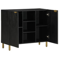 Credenza Nera 90x33x75 cm in Legno Multistrato 4017676