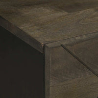 vidaXL Comodini 2pz Neri 40x33x46 cm in Legno Massello di Mango