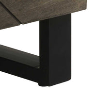 Credenza-Buffet-Armadio da cucina Nera 60x33x75 cm in Legno Massello di Mango 504928