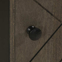 Mobile da Bagno Nero 38x33x58 cm in Legno Massello di Mango 4017705