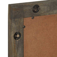 Specchio da Bagno 50x3x70 cm in Legno Massello di Mango