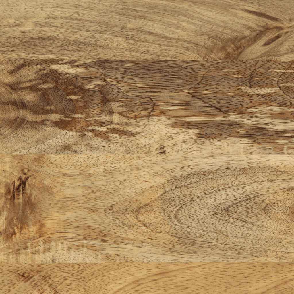 vidaXL Comodino Marrone 40x33x46 cm in Legno Massello di Mango