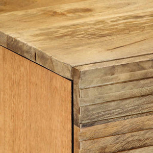 vidaXL Comodini 2pz Marrone 40x33x46 cm in Legno Massello di Mango