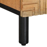 vidaXL Comodini 2pz Marrone 40x33x46 cm in Legno Massello di Mango