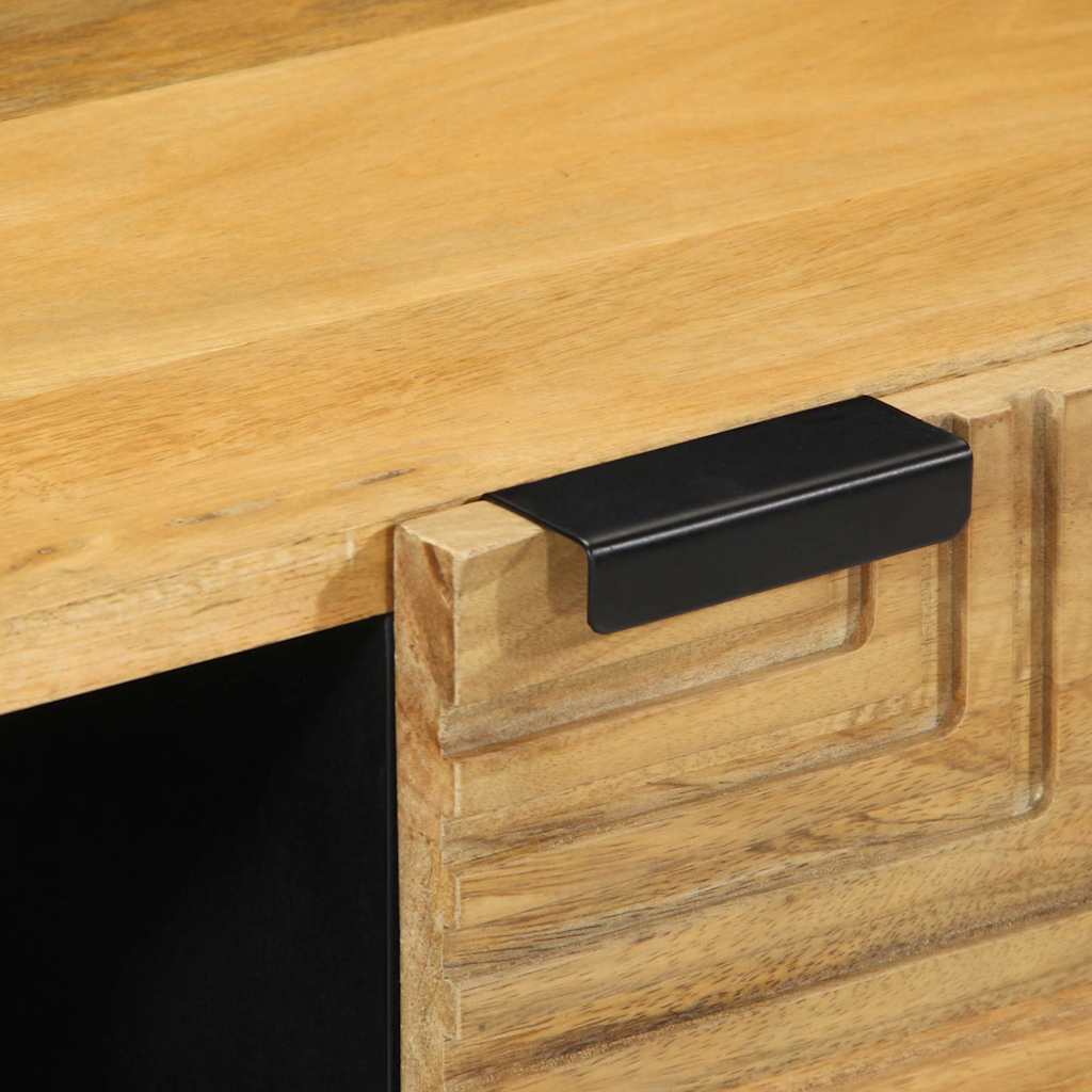 Tavolino da Salotto-Tavolino da soggiorno-Tavolo Marrone 80x50x40 cm Legno Massello di Mango 643185