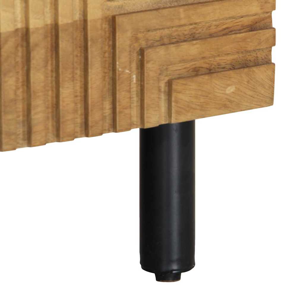 vidaXL Tavolino da Salotto Marrone 80x50x40 cm Legno Massello di Mango