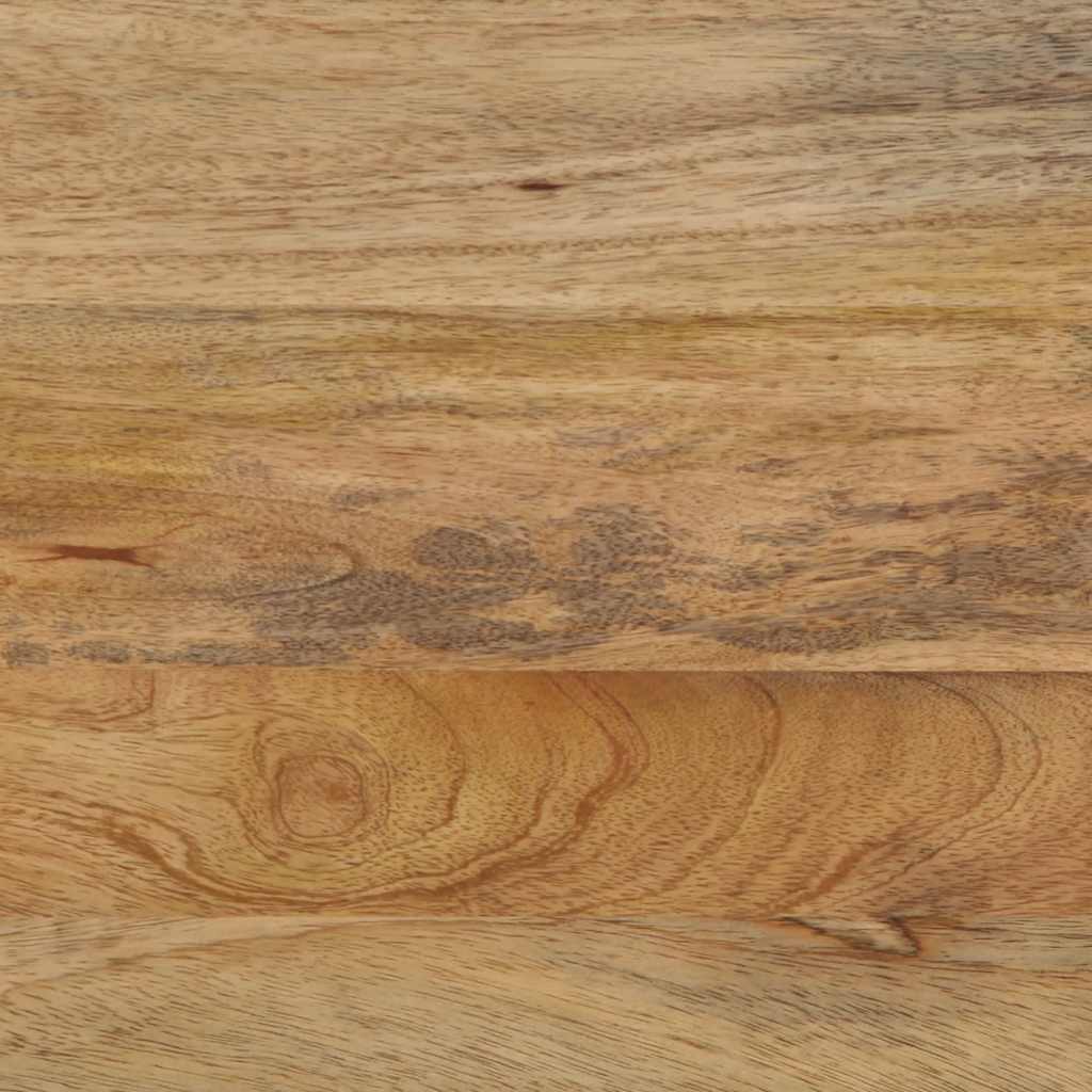 Comodino Marrone 40x33x46 cm in Legno Massello di Mango 4017726