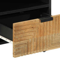 vidaXL Comodini 2pz Marrone 40x33x46 cm in Legno Massello di Mango