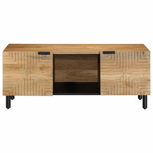 vidaXL Tavolino da Salotto Marrone 100x54x40cm Legno Massello di Mango