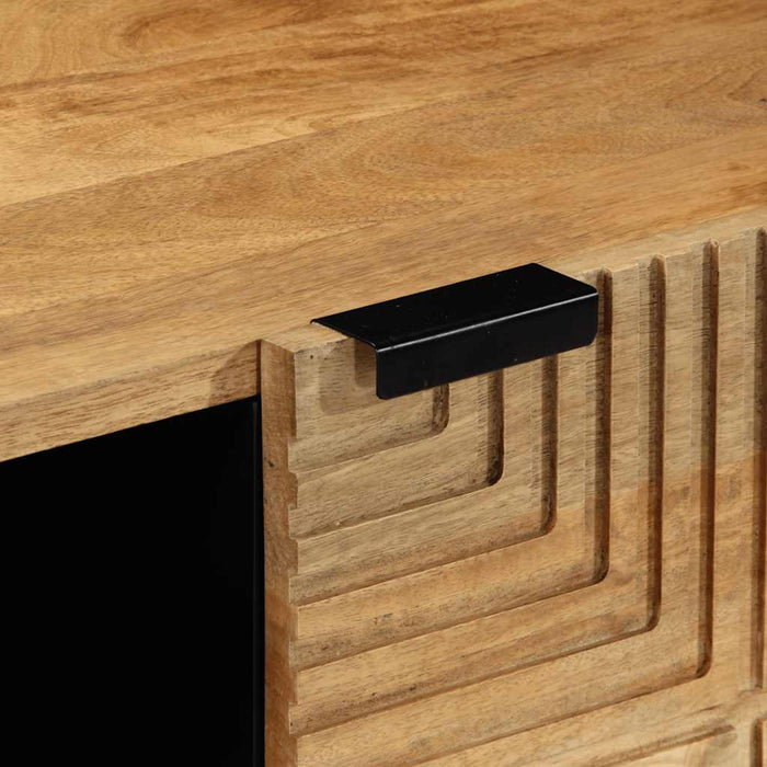 Tavolino da Salotto-Tavolino da soggiorno-Tavolo Marrone 100x54x40cm Legno Massello di Mango