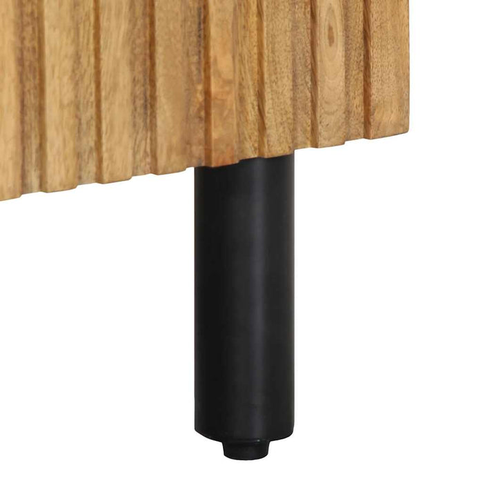 vidaXL Credenza Marrone 40x33x75 cm in Legno Massello di Mango