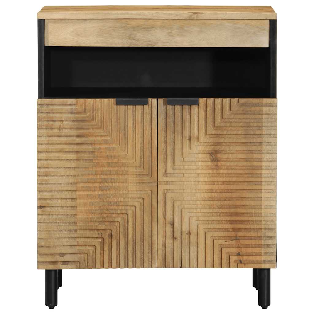 vidaXL Credenza Marrone 60x33x75 cm in Legno Massello di Mango
