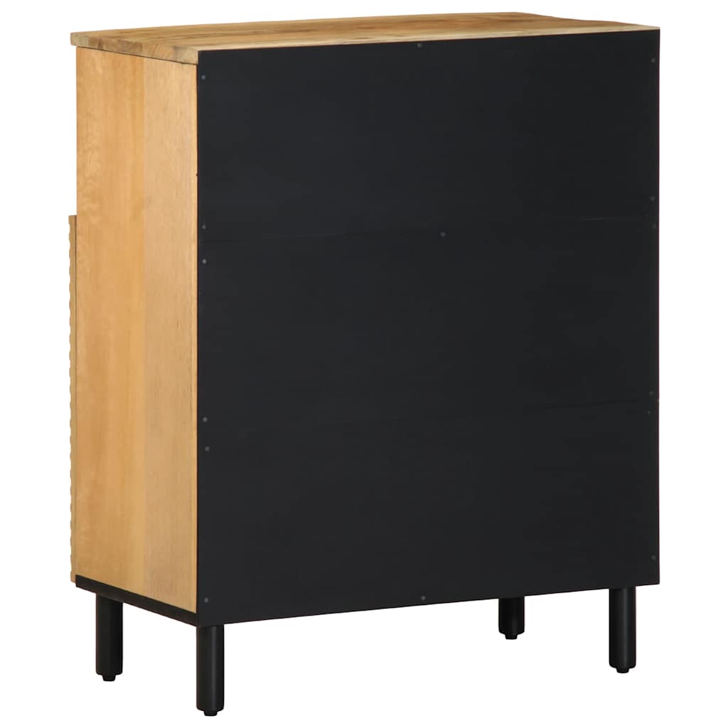 vidaXL Credenza Marrone 60x33x75 cm in Legno Massello di Mango