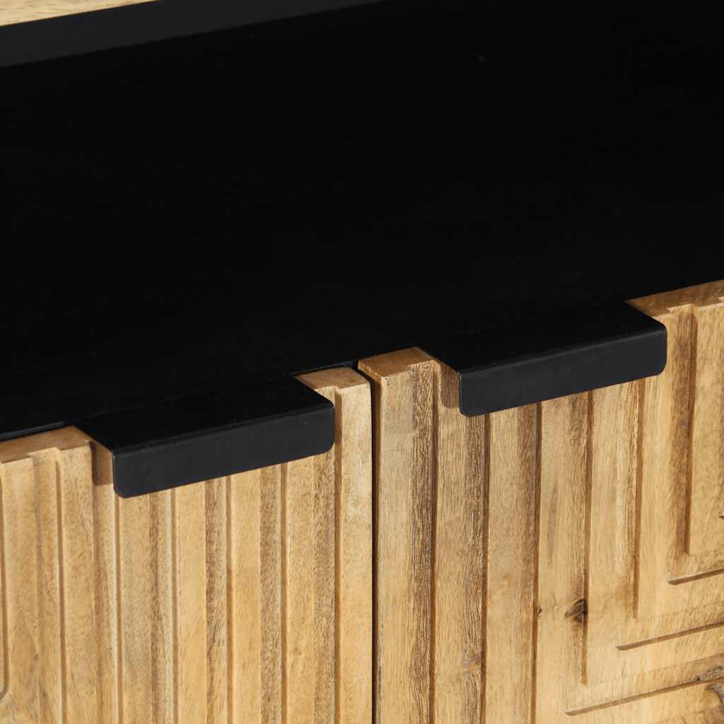 vidaXL Credenza Marrone 60x33x75 cm in Legno Massello di Mango