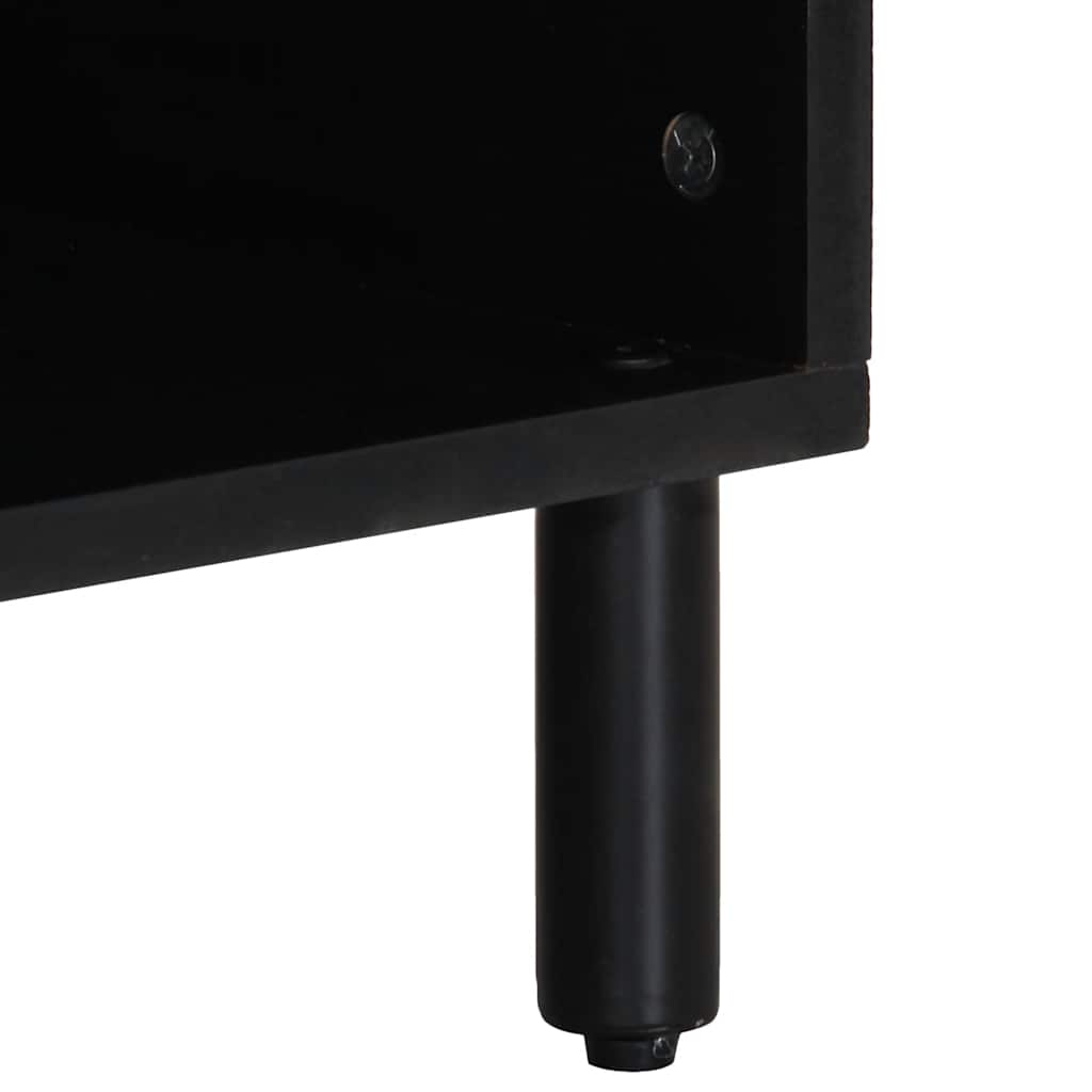 vidaXL Credenza Marrone 80x33x75 cm in Legno Massello di Mango