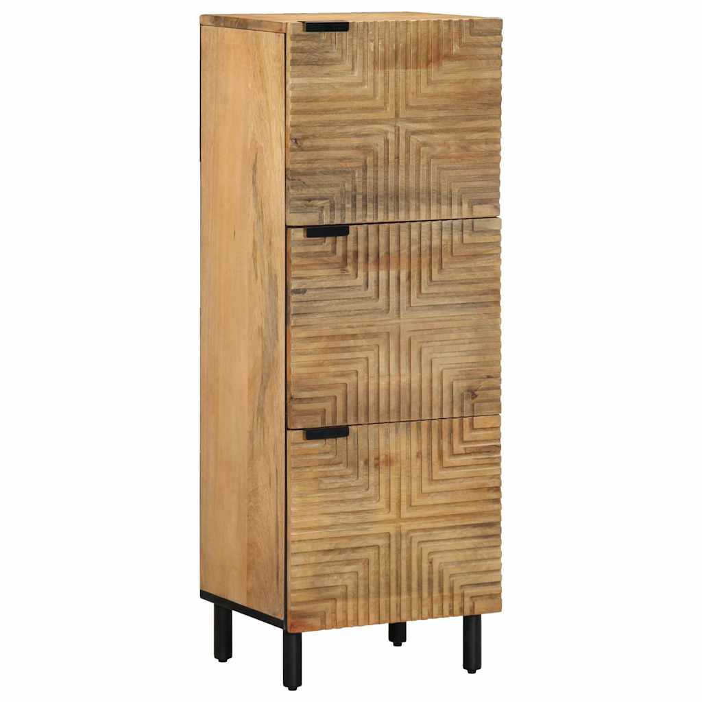 Credenza Marrone 40x33x110 cm in Legno Massello di Mango 4017749