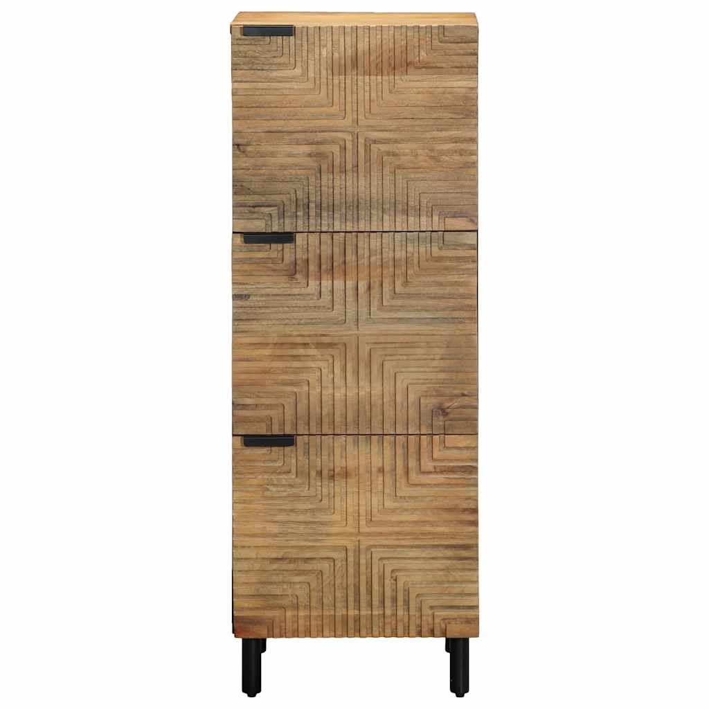 Credenza Marrone 40x33x110 cm in Legno Massello di Mango 4017749