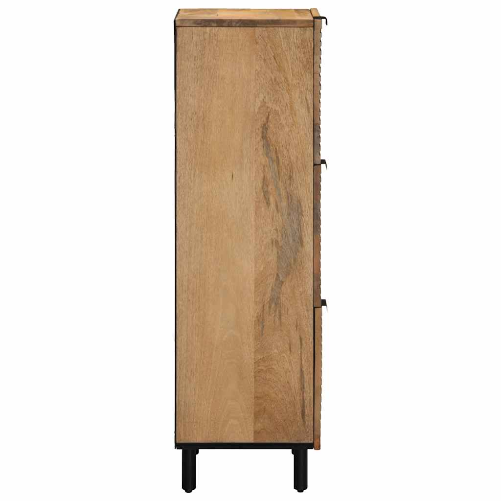 Credenza Marrone 40x33x110 cm in Legno Massello di Mango 4017749