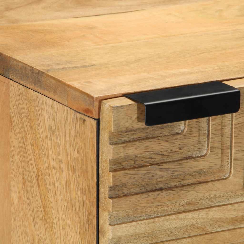 Credenza Marrone 40x33x110 cm in Legno Massello di Mango 4017749