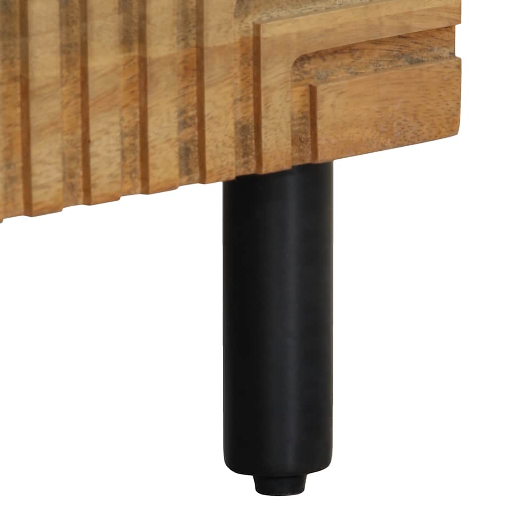 Credenza Marrone 40x33x110 cm in Legno Massello di Mango 4017749