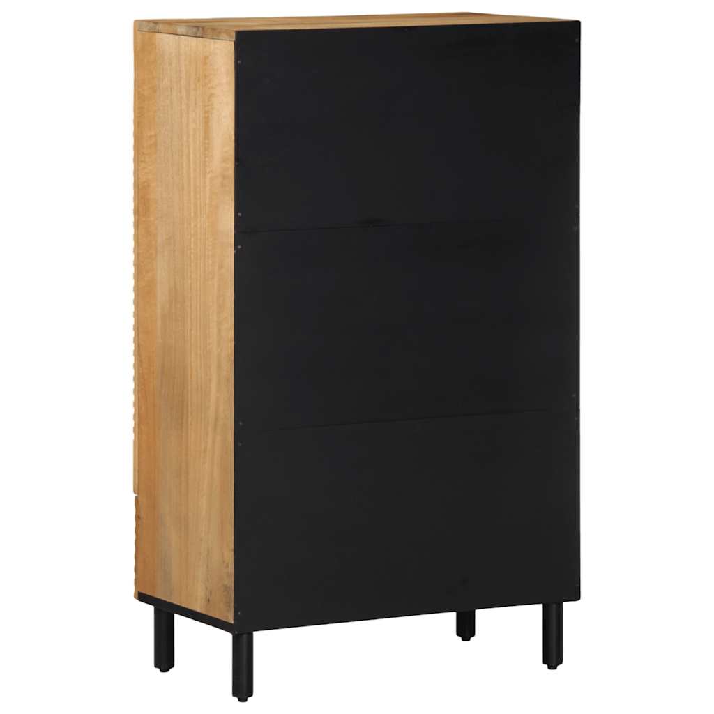 vidaXL Credenza Marrone 60x33x100 cm in Legno Massello di Mango