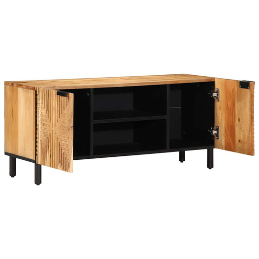 Mobile Porta TV-Mobile per TV-Credenza TV 105x33x46 cm in Legno Massello di Acacia 467348