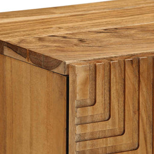 vidaXL Credenza 60x33x75 cm in Legno Massello di Acacia