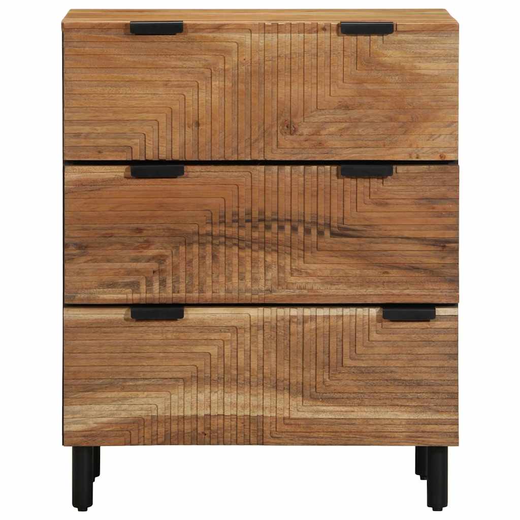 vidaXL Credenza 60x33x75 cm in Legno Massello di Acacia