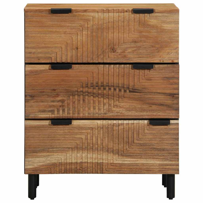 vidaXL Credenza 60x33x75 cm in Legno Massello di Acacia
